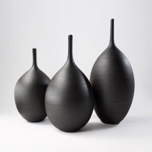 Jarrones modernos negros - Black X3 #231