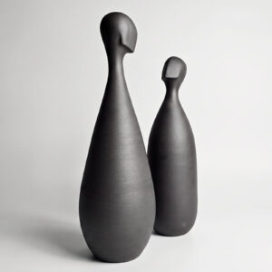 Moradores: handmade stoneware sculptures by Fernando Durao