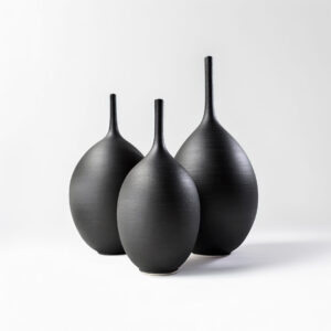 Jarrones negros para decorar — Black X3 #233 | Durao