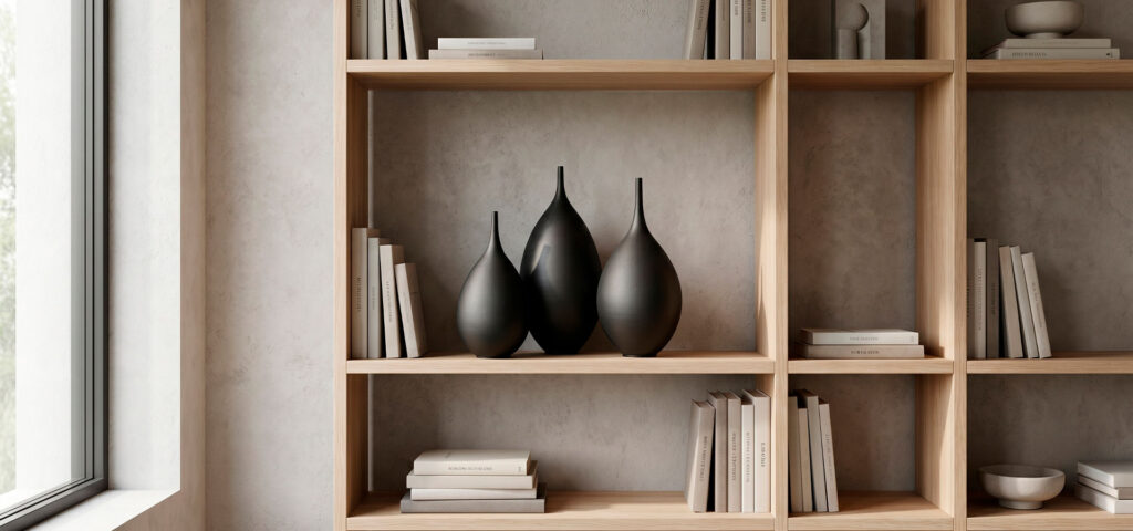 Jarrones decorativos gres living Buenos Aires cerámica de autor Fernando Durao