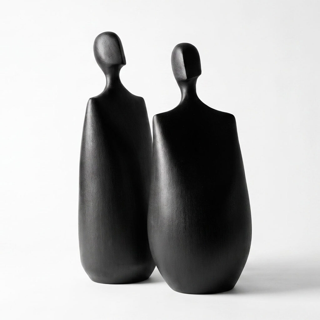 Esculturas Moradores — objetos de diseño contemporáneo en cerámica de autor, piezas irrepetibles para decoración minimalista